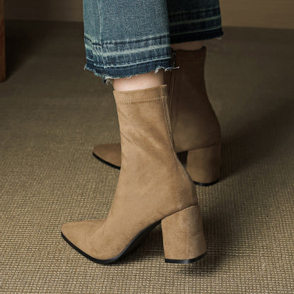 Alora Genuine Suede Boots