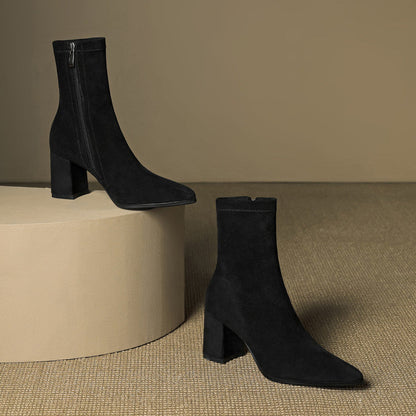 Alora Genuine Suede Boots