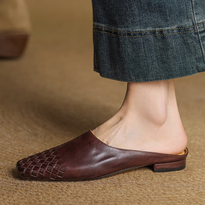 Dalvi Genuine Leather Mules